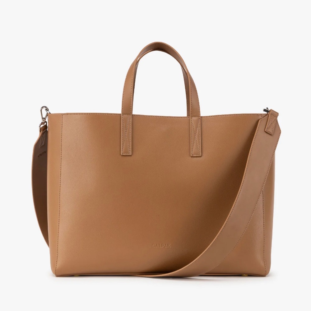 Calpak Haven Laptop Tote Bag (Toffee)